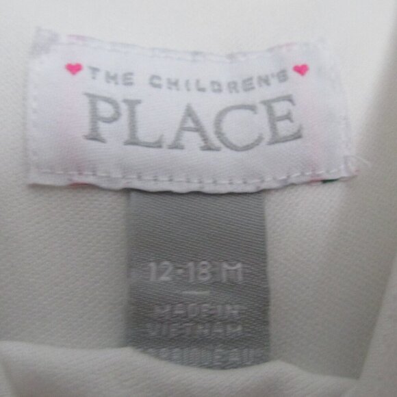 Childrens Place Sleeveless Tulle Dress Girls Size 12-18M White Cream Gold Lined‎ - Picture 4 of 5